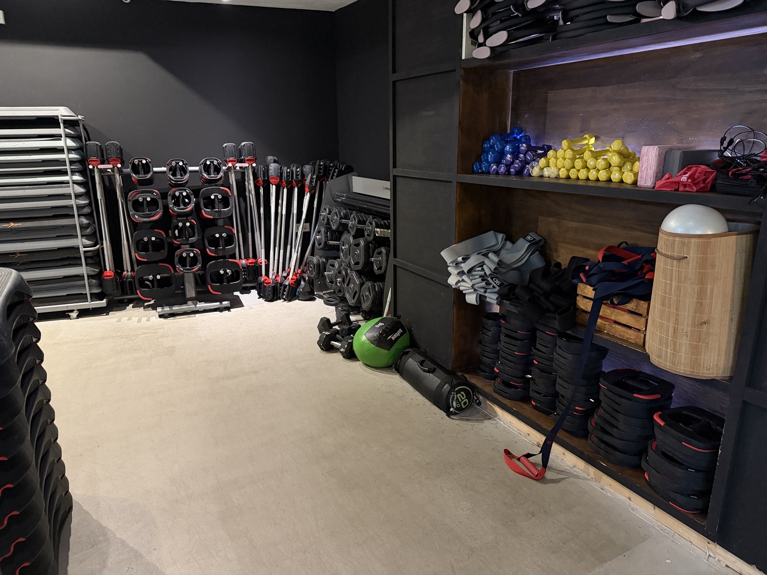 Sala de clases colectivas de 9D WORKOUT